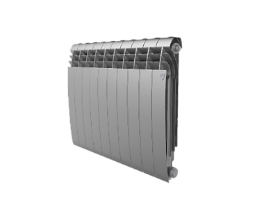 Алюминиевый радиатор Royal Thermo Biliner Alum Silver Satin, 12 секций